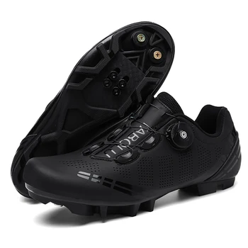 Kelių dviračių sporto batelius Sneaker white Professional Kalnų Dviračių Kvėpuojantis Dviračių Lenktynių Savaiminio Fiksavimo Batai