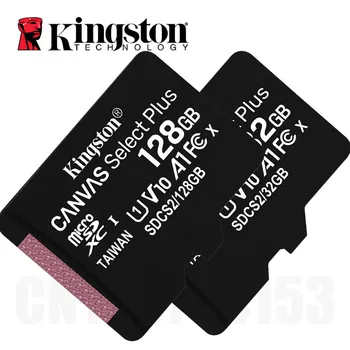 Kingston Micro SD Kortelę 16GB 32GB 64GB 128GB 256 GB Atminties Kortelė Klasės 10 SDHC UHS-I U1 80MB/s C10 TF Kortelė 8G C4 išmaniųjų telefonų 12656