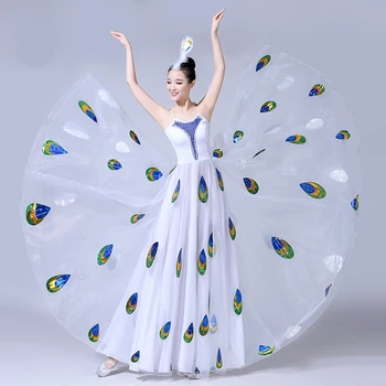 Kinijos liaudies šokių povas kostiumai klasikinio ventiliatorius etape dėvėti nacionalinių šokių drabužius senovės nacionalinių šokių Kinijos FF1978
