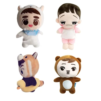 Korėjos Kawaii Pliušinis Lėlės Galia Pliušinis Žaislas Įdaryti Rankų darbo Lėlės PP Medvilnės Pliušas Lėlės Su Drabužiais Animacinių filmų Kolekcija Fanams Dovana