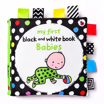 Kūdikių Ankstyvojo Ugdymo Medžiaga Knyga Vizualiai Įkvepia Garso Popieriaus Skiautė Ir Gali Įkąsti Kūdikis Juoda Ir Balta Etiketė Žaislas
