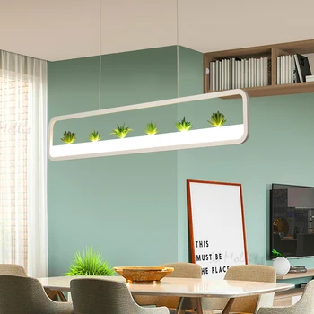 Kūrybos Modernios led šviestuvo Už svetainės valgomasis Geležies+akrilo lampadario led hanglamp Šiuolaikinės Liustra apšvietimo