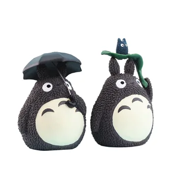 Kūrybos Totoro Vinilo taupyklė Vaikų Piggy Bank Vaikams, Žaislų, Dovanų Anime Amatų Hayao Miyazaki Lėlės Lauke Mielas Darbalaukio papuošalai