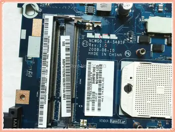 LA-5481P Acer aspire 5516 5517 5532 Nešiojamas Plokštė MBPGY02001 NCWG0 LA-5481P Plokštė DDR2 Nemokamai CPU
