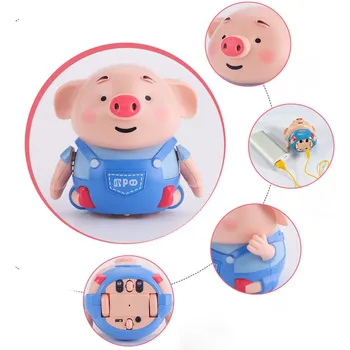 Laikykitės Visų Nubrėžtos Linijos Magija Parkeris Indukcinis Kiaulių Su Šviesos Muzika Mielas Kiaulių Modelis Vaikams, Žaislų, Dovanų Smart Švietimo Žaislas