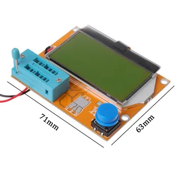 LCR-T4 ESR Matuoklis Tranzistorius Testeris Diodų Triode Talpą, SCR Induktyvumą, Automatinis Išjungimas LCD Ekranas 12049