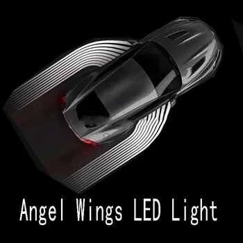 LED Automobilių Angelas Sparnų žibintai durų lengvojo Motociklo žibintai LED sveiki VISUREIGIS 12V 24V Balta Raudona Mėlyna Geltona Projektorius Dvasios lempos