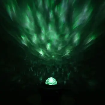 LED Star Šviesos Projektorius Sukasi Vandenyno Bangos Naktį Žibintai Ūkas Projektoriaus Lempa