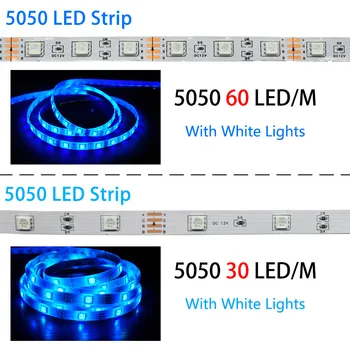 LED Šviesos Juostelės RGB 5050 Bluetooh Lanksčios Juostelės fita led šviesos juostelės RGB 5M 10M, 15M Juosta Diodų DC 12V+ Nuotolinio Valdymo pultas +Adapteris