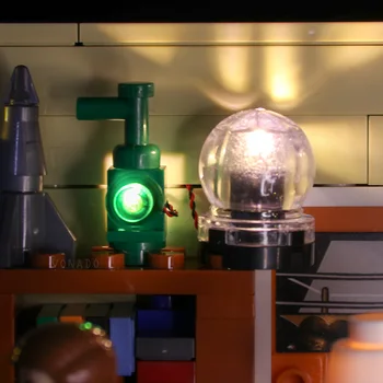 LED šviesos Suderinama idėjų 21302 Big Bang Theory Statybiniai Blokai, Plytos, Žaislai, Dovanos (tik šviesos su Baterija langelį)