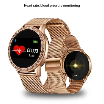 LIGE Naujas Smart Apyrankę Moterų Sveikatai Žiūrėti Veikla Fitness Tracker Kraujo Spaudimas, Širdies ritmo Monitorius 
