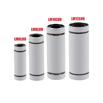 LM12UU LM8LUU linijinis praėjimo 8mm 3d spausdintuvo dalys, cnc, linijiniai guoliai, linijiniai veleno