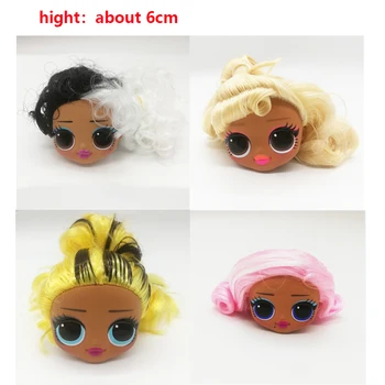 LOL Staigmena Lėlės, Žaislai, Aksesuarai Staigmena Lėlės Galva su ilgais Plaukais Vaikams 