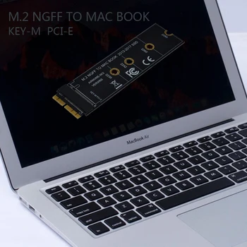 M key M. 2 NGFF PCIe AHCI SSD Adapterio plokštę už 