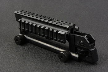 M16 M4 Rifle Taikymo Sritis Red Dot Akyse Picatinny Weaver Rail Mount Bazės Aliuminio M8124 11020