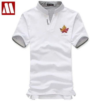 Mados Kanados Klevo Lapų Spausdinimo vyriški Polo Marškinėliai Vasarą Atsitiktinis Mens trumpomis Rankovėmis Polo Marškinėliai Vyrų Camisa Polo Camiseta Masculina