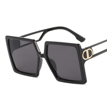 Mados klasikinis negabaritinių akiniai nuo saulės moterims 2020 prabanga didelis rėmas gradientas saulės akiniai ponios retro aikštėje atspalvį veidrodis UV400