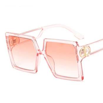 Mados klasikinis negabaritinių akiniai nuo saulės moterims 2020 prabanga didelis rėmas gradientas saulės akiniai ponios retro aikštėje atspalvį veidrodis UV400