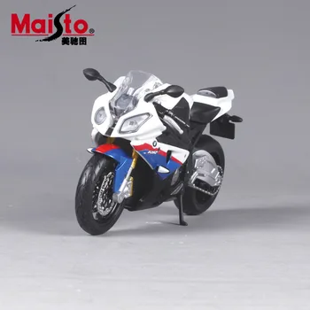 Maisto 1:12 BMW S1000 RR modeliavimas lydinio motokroso Serijos originalus įgaliotas motociklo modelis žaislas automobilis Rinkti dovanas