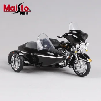 Maisto 1:18 Halley 1998 trijų ratinių kryžiaus originalus įgaliotas modeliavimas lydinio motociklo modelis žaislas automobilių Surinkimo
