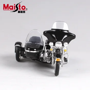 Maisto 1:18 Halley 1998 trijų ratinių kryžiaus originalus įgaliotas modeliavimas lydinio motociklo modelis žaislas automobilių Surinkimo