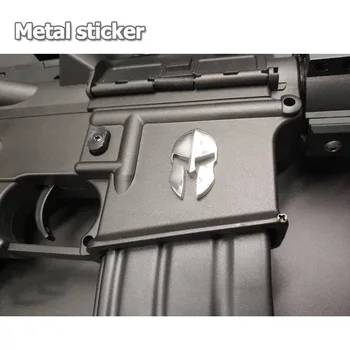 Metalo lipdukas JinMing 8 kartos gelis kamuolys vandens pistoletas MKM2 įgaubti ir išgaubti 