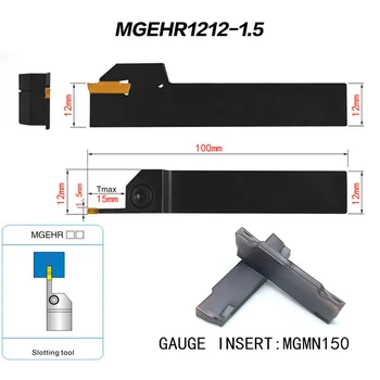 MGEHR1212 Turėtojas Mechaninės tekinimo staklės MGMN150 / 200 / 300 įdėklai tekinimo drožimo griovelį cnc mechaninio pjovimo specialiųjų 13886