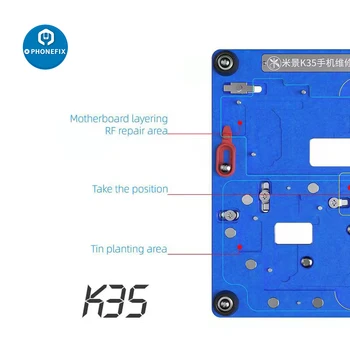 Mijing K35 Mobiliojo ryšio Plokštės Turėtojas Litavimo Rungtynių iPhone 12/12 Mini/Pro 12/12 Pro Max PCB Lenta IC Chip Remonto Platforma