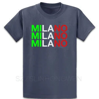 Milano Marškinėliai Spausdinimo Raundo Kaklo Raukšlių Pavasario Humoro Originalus Cool Trumpas Rankovės Marškinėliai
