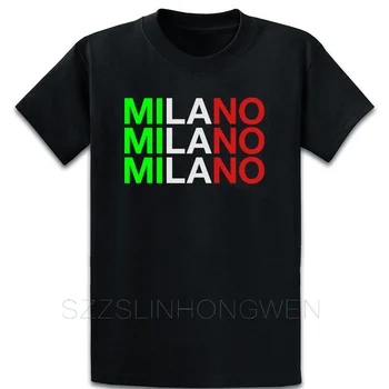 Milano Marškinėliai Spausdinimo Raundo Kaklo Raukšlių Pavasario Humoro Originalus Cool Trumpas Rankovės Marškinėliai