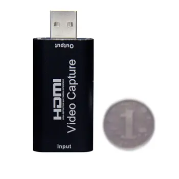 Mini 4K 1080P HDMI USB 2.0 Video Capture Card Game Įrašymo Langelį PS4 Žaidimas 