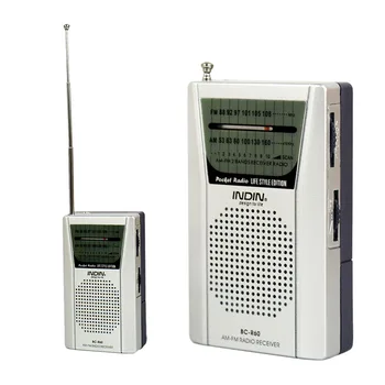 Mini AM / FM Radijo Antena Teleskopinė Radijo Pasaulyje Nešiojamų Vyresnio amžiaus Multi-Funkcija Kišeninis Radijo Imtuvas Slim