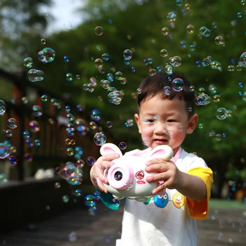 Mini Mielas Triušis Burbulas Mašina Vaikų Žaislai Tėvų-vaikų Bendravimą Karvių Tigras Elektrinės Spalvos Burbulas Kamera Kelionės Žaislai