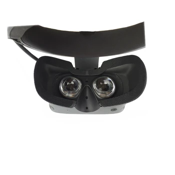 Minkštas prakaitui Putos Akių Kaukė Padas Oculus Rift S VR Ausines Priedai nepralaidžiose šviesos Kvėpuojantis Odinis Akių Kaukė Dangtis