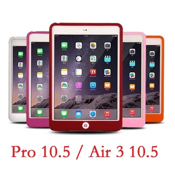 Minkštos Gumos Coque iPad Pro 10.5 Oro 3 10.5 Silicio Atveju A2152 A1701 atsparus smūgiams iPad Oro 3 2019 Pro 10.5 Silicon Cover