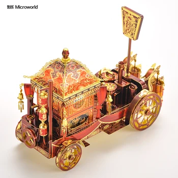 MMZ MODELIS Microworld 3D metalo Įspūdį Vestuvių Automobilių modelį 