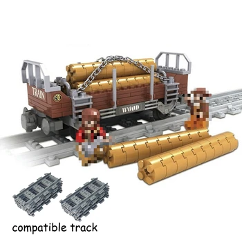Modelių kūrimo rinkiniai Suderinama Visų Markių prekės miesto traukinių bėgiai 021 3D blokų pastato žaislai, pomėgių vaikams