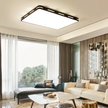 Modernus minimalistinis LED lubų šviesos paprasta paviršiaus įterptųjų nuotolinio valdymo tamsos lubų lempa, virtuvė, gyvenamasis kambarys, miegamasis stud