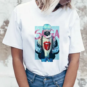 Moterų O-kaklo T-shirt Jungkook Kpop T-shirt Suga J Tikimės, kad Ponia Jin JIMIN V T-shirt K Populiarus korėjos moterų marškinėliai K-pop girl marškinėliai