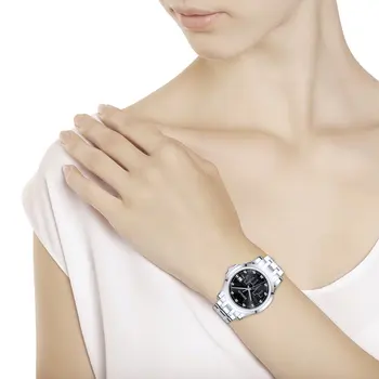 Moterų plieno laikrodžiai Sokolovas, bižuterijos, 0, moterų, vyrų, riešo žiūrėti, moteriški laikrodžiai moterų, moterų ženklo laikrodžiai, kvarco žiūrėti