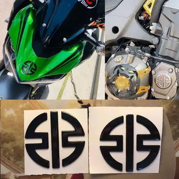 Motociklo 3D Emblema Lipdukas Lipdukai Lipdukai KAWASAKI H2 H2R Sidabro, Aukso Spalvos
