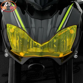 Motociklų Aksesuarų ABS priekinis žibintas Ekrano Apsauginis Dangtelis priekinio Žibinto Skydas Kawasaki Z900 2017 2018 Z 900 2017-2018 Z-900