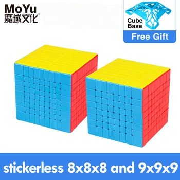 MOYU Magic Cube magnetinio greitis 7x7 9x9 8x8 profesinės Kubo Weilong Wr M Meilong GTS 3m Rinkinys 6x6 Kubą vaikams, žaislai berniukams, Dėlionės