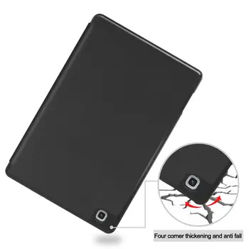 Multi-Žiūrėjimo Kampai Case for Samsung Galaxy Tab S6 Lite 10.4 PU Odos Smart Stovėti Padengti SM-P610 SM-P615 su Plėvele+Rašiklis