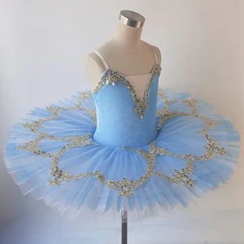Mėlynos Balerinos Suknelė Mergaitėms Tutu Vaikai Kostiumai Balerinos Suknelė Profesinės Helovinas Etape Vaikų Šalis Suknelė