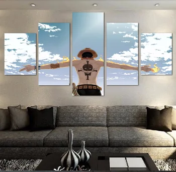 Namų dekoro Modulinės Menas Spausdinti Plakato Nuotrauka 5 Skydelis Animacinį Personažą HD 