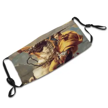 Napoleonas Jacques Louis David Klasikinio Meno Derliaus Prancūzija Plaunama Burnos, Veido Kaukė Anti Vėjo apsauga nuo dulkių Filtrais, ausies lankelis