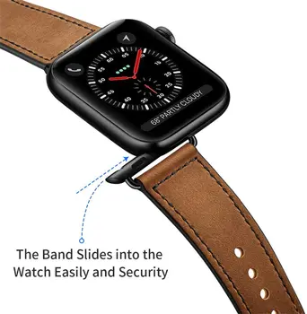 Natūralios Odos dirželis Apple watch band 44 mm 40mm, iWatch 42mm 38mm apyrankė 