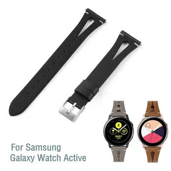 Natūralios odos dirželis watchband Samsung Galaxy Žiūrėti Aktyvus Smartwach Dirželis Vyras&Moteris Pakeitimo laikrodis grupė