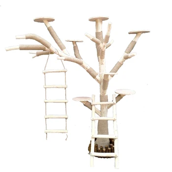 Nauja dirbtinė katės medis katė laipiojimo rėmas negyvas medis didelis netikrą medį formos medžio lizdų pet platforma šokinėja kačių žaislas apdaila